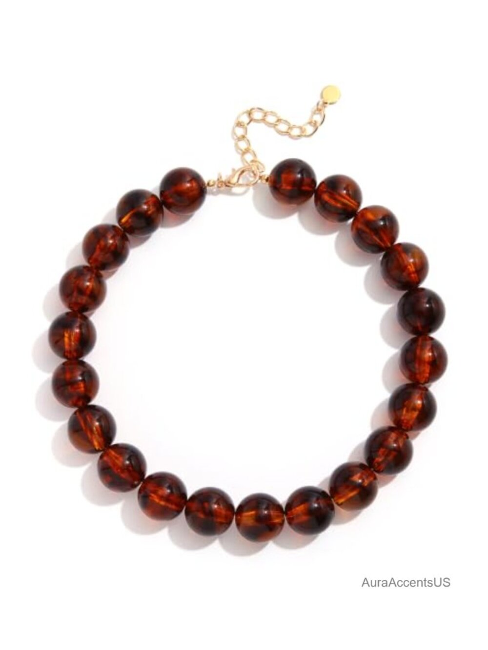 Chunky Beaded Necklace for Women Resin Oversized Statement Boho Summer Beach